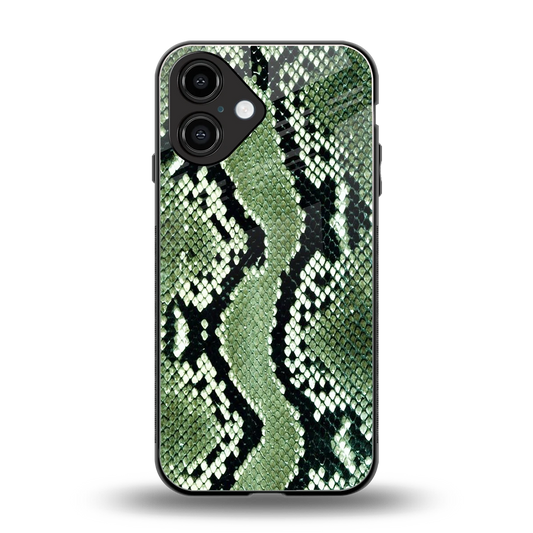 Venom Green back phone cover | glass case for iphone 16