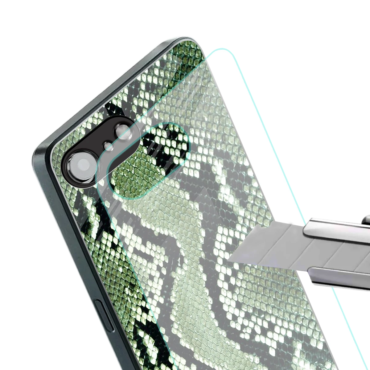 Venom Green stylish phone case for iphone 17e | glossy glass and slim fit