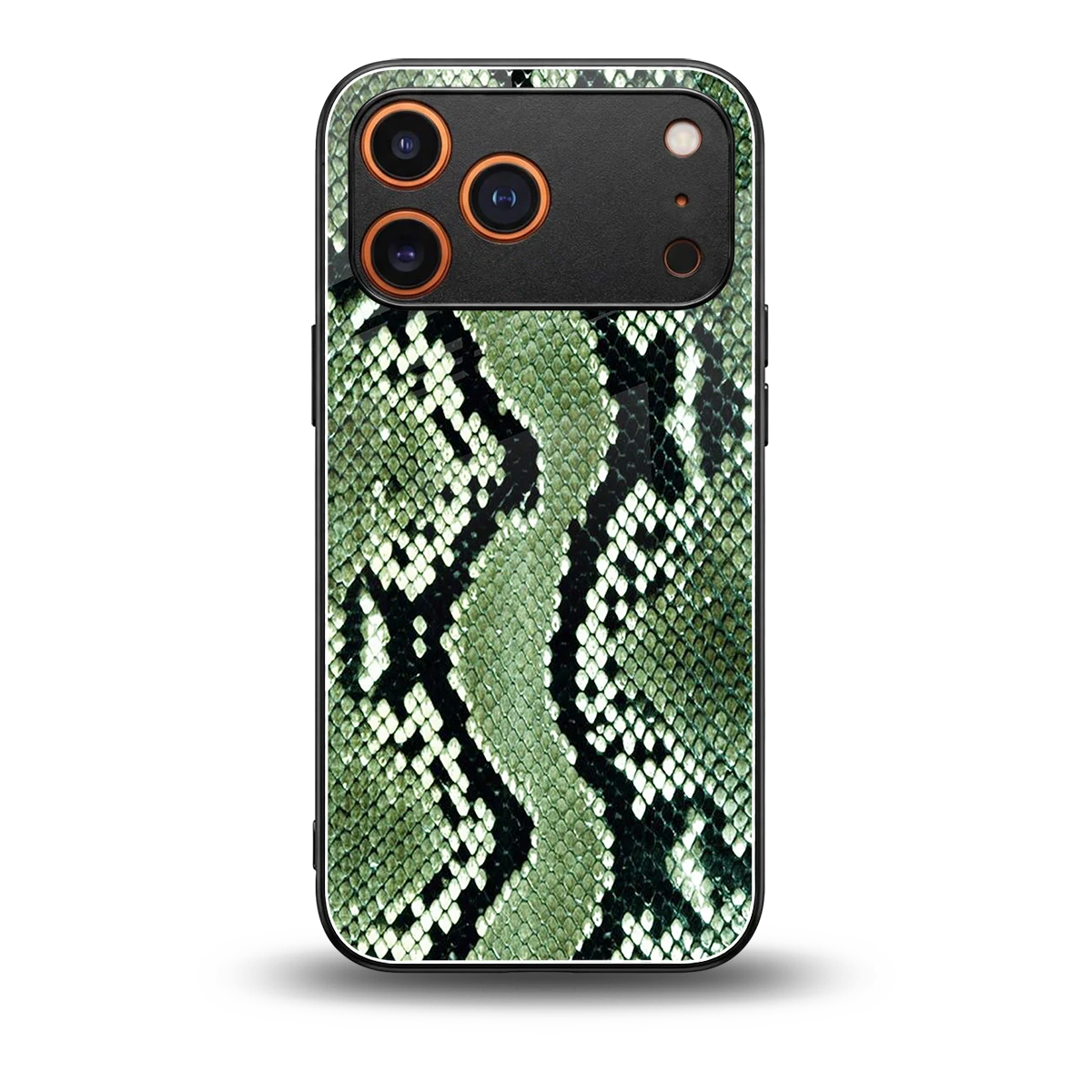 Venom Green back phone cover | glass case for iphone 17 pro