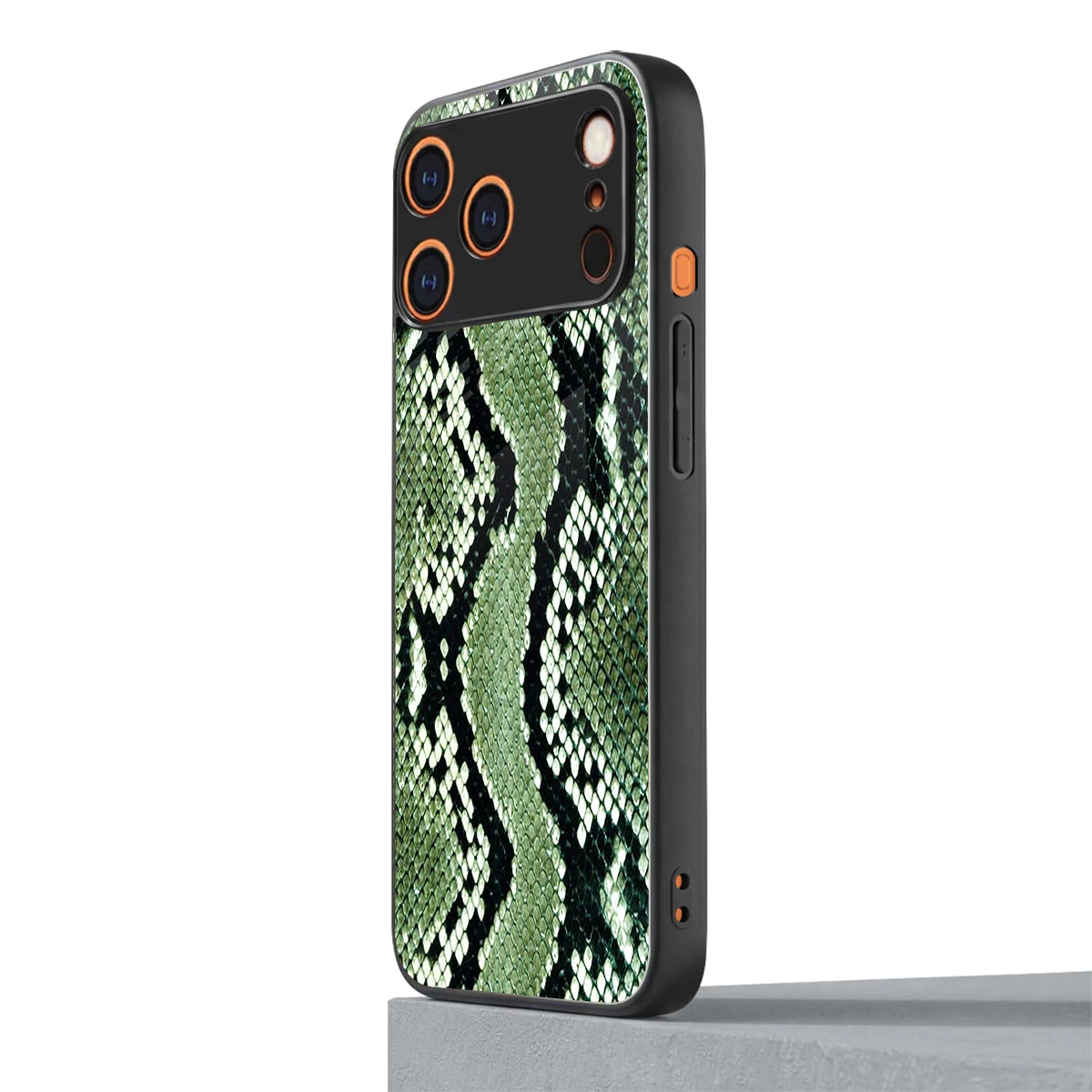 Venom Green iphone 17 pro mobile cover | shockproof glass phone case