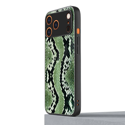 Venom Green iphone 17 pro mobile cover | shockproof glass phone case