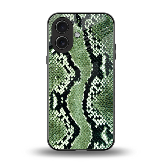 Venom Green back phone cover | glass case for iphone 17