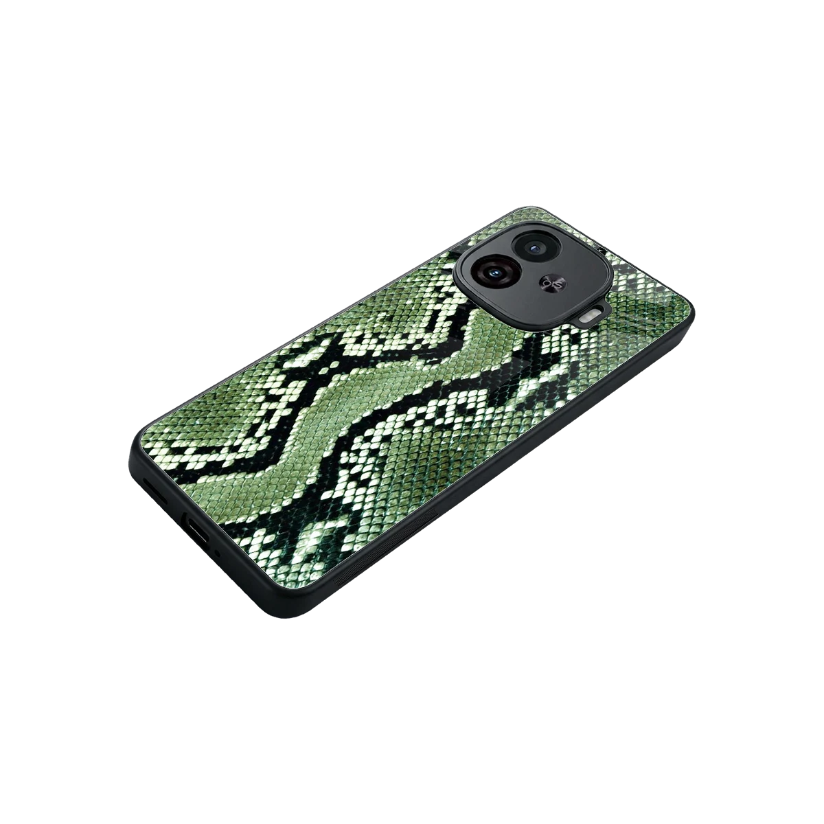 Venom Green stylish phone case for iqoo neo 10r 5g | glossy glass and slim fit