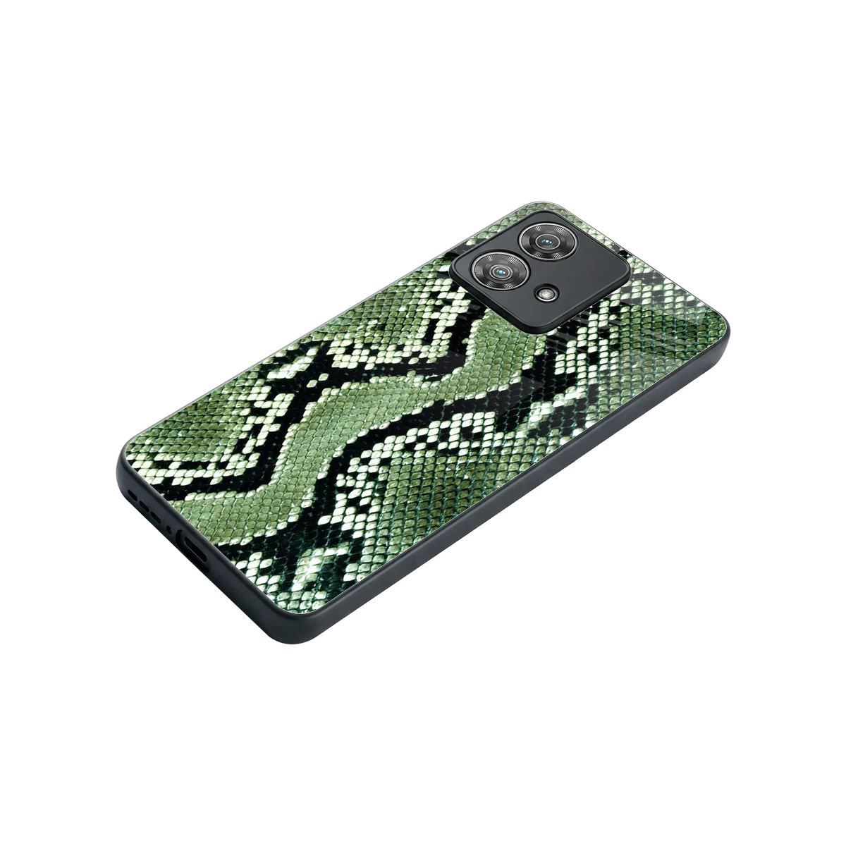 Venom Green stylish phone case for motorola edge 40 neo 5g | glossy glass and slim fit