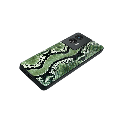 Venom Green stylish phone case for motorola edge 50 fusion | glossy glass and slim fit