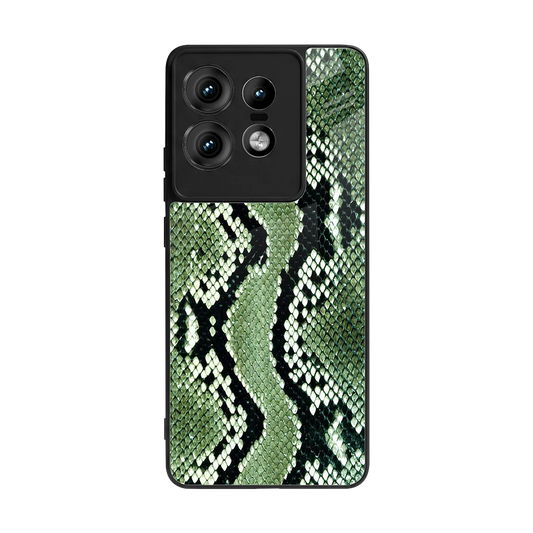 Venom Green back phone cover | glass case for motorola edge 50 pro