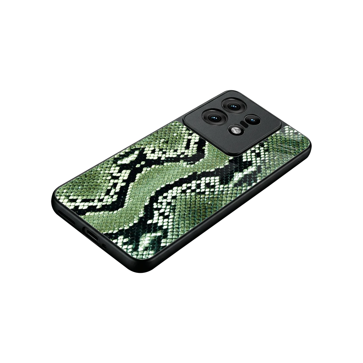 Venom Green stylish phone case for motorola edge 50 pro | glossy glass and slim fit