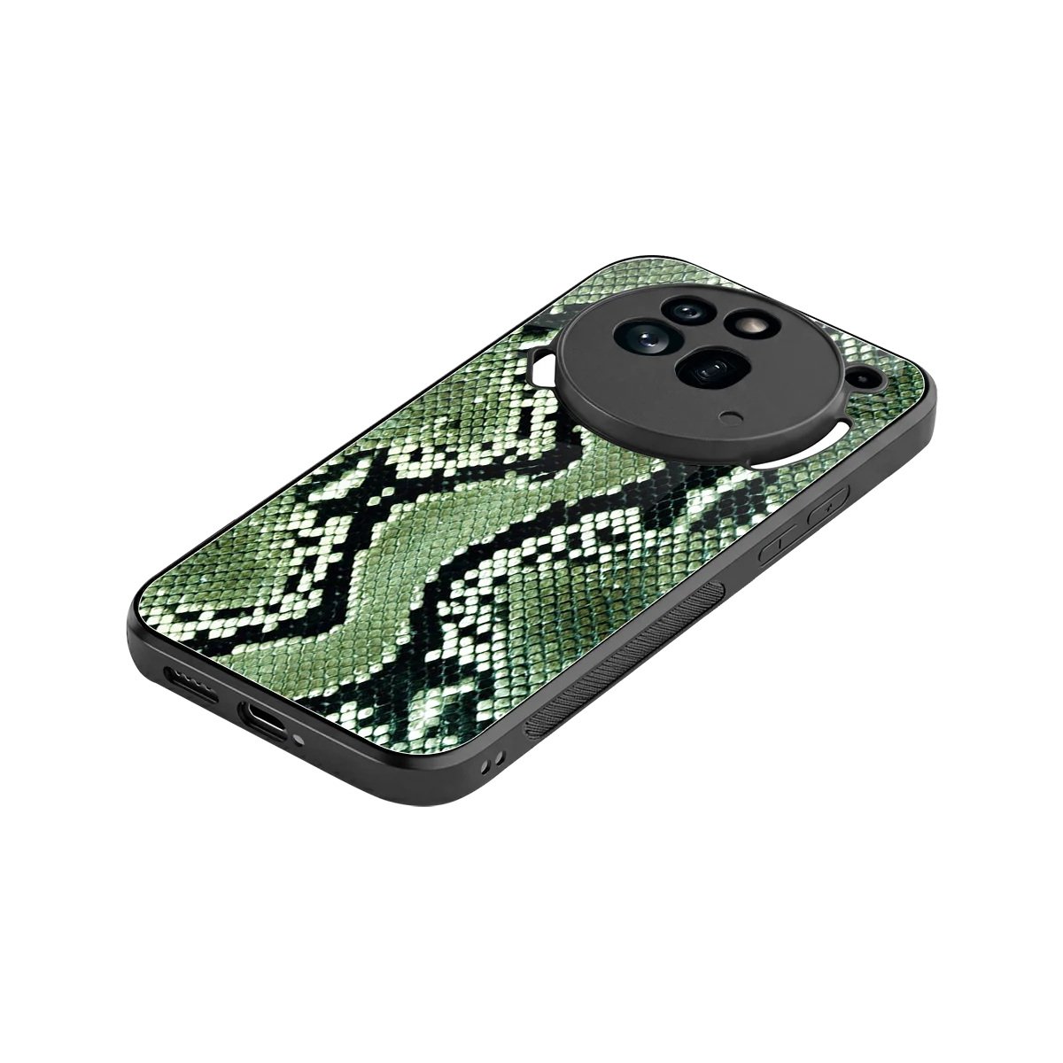 Venom Green stylish phone case for nothing phone 3a pro | glossy glass and slim fit