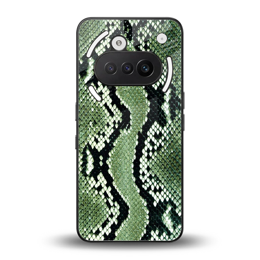 Venom Green back phone cover | glass case for nothing phone 3a