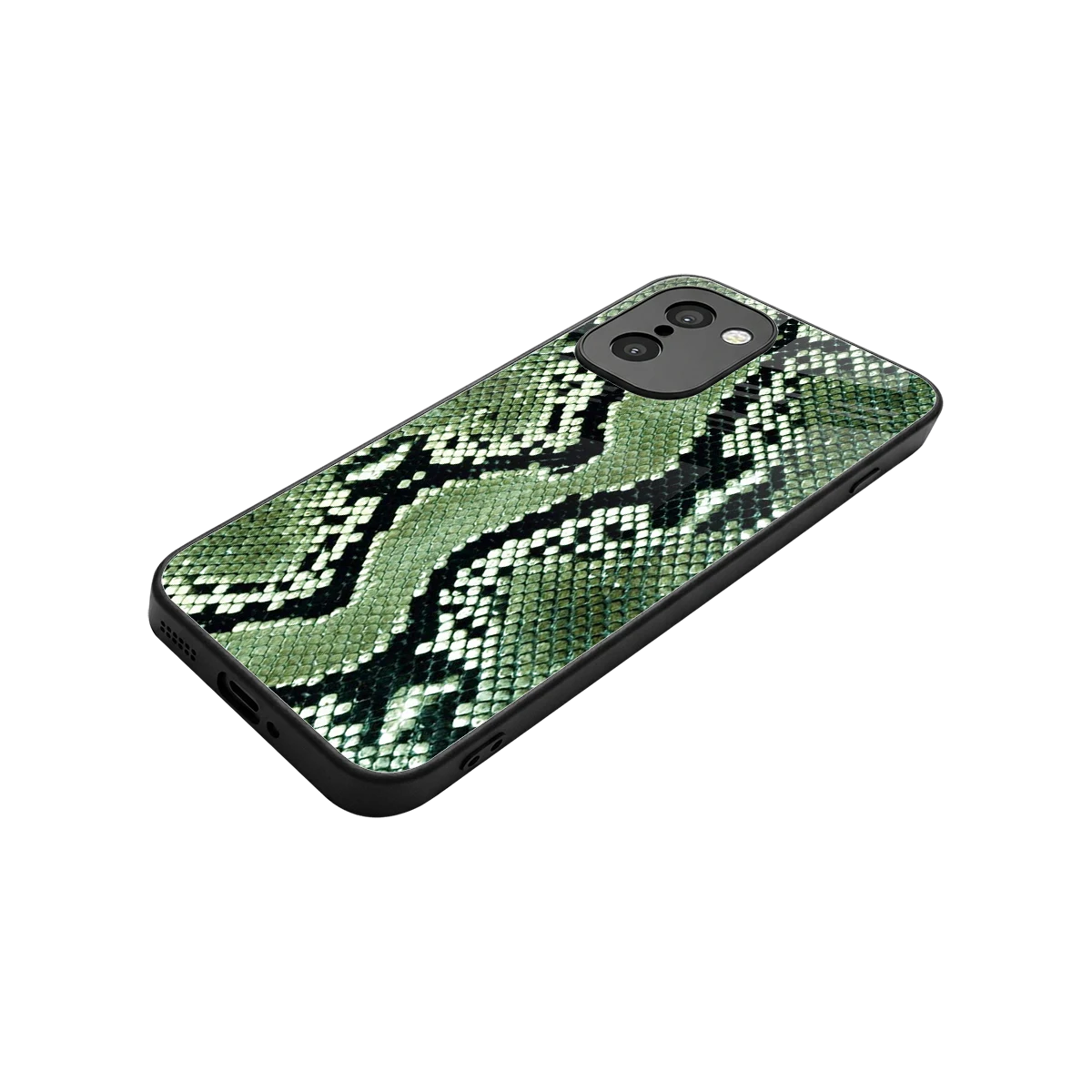 Venom Green stylish phone case for oneplus 15r | glossy glass and slim fit