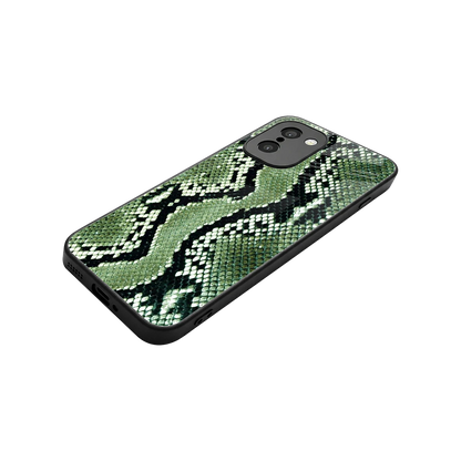 Venom Green stylish phone case for oneplus 15r | glossy glass and slim fit
