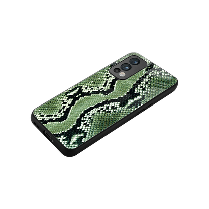 Venom Green stylish phone case for oneplus nord 2 | glossy glass and slim fit