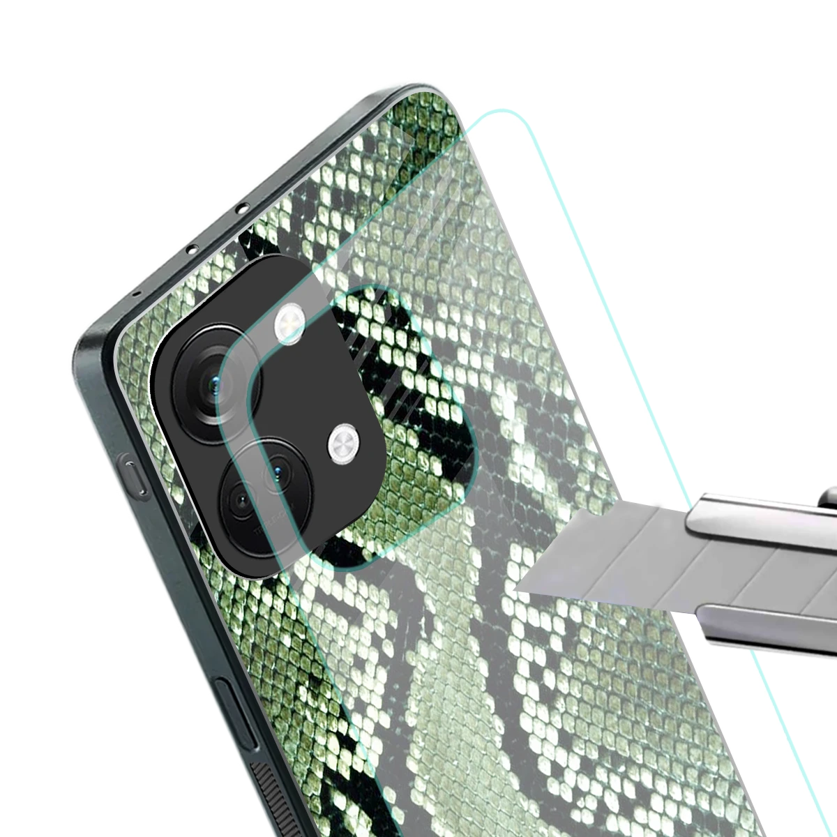 Venom Green stylish phone case for oneplus nord 3 | glossy glass and slim fit