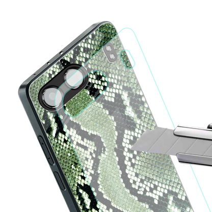 Venom Green stylish phone case for oneplus nord 4 | glossy glass and slim fit