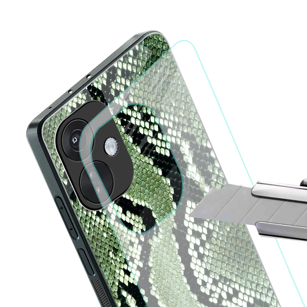 Venom Green stylish phone case for oneplus nord ce 3 | glossy glass and slim fit