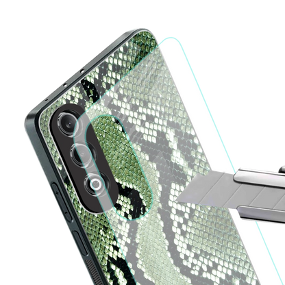 Venom Green stylish phone case for oneplus nord ce 4 | glossy glass and slim fit