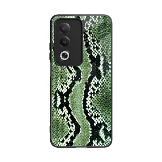 Venom Green back phone cover | glass case for oppo a3 pro