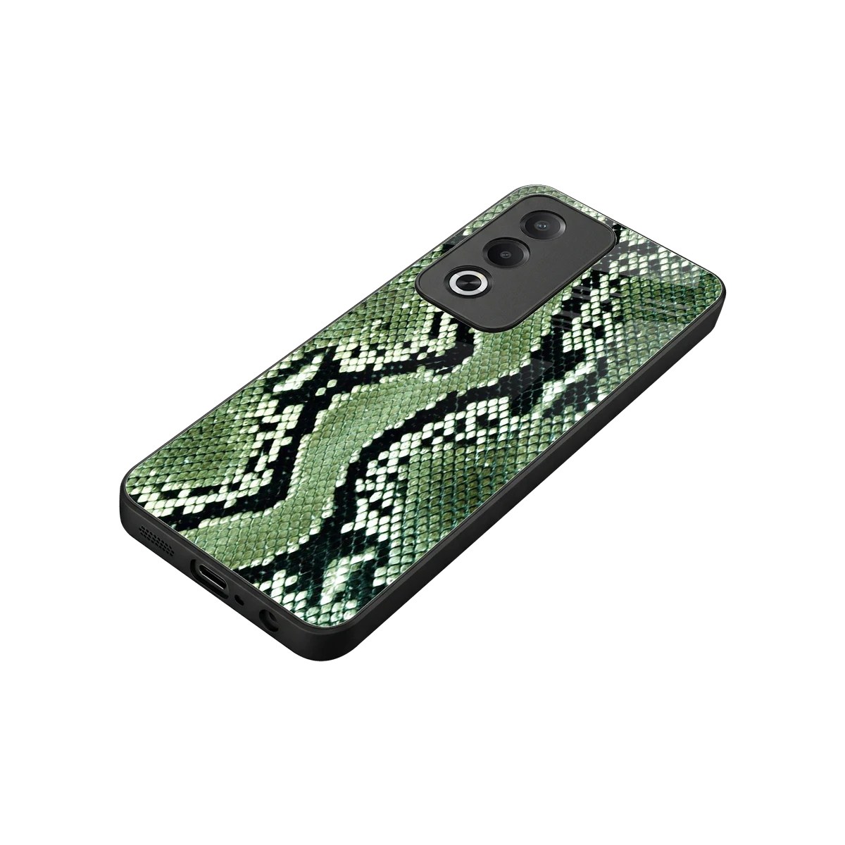 Venom Green stylish phone case for oppo a3 pro | glossy glass and slim fit