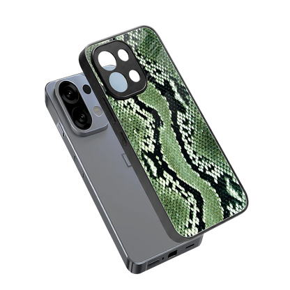 Venom Green sleek oppo k13 5g cover with tempered glass back and TPU edges