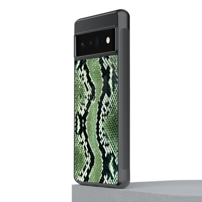 Venom Green stylish phone case for google pixel 6 pro | glossy glass and slim fit