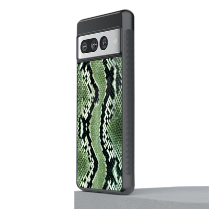 Venom Green stylish phone case for google pixel 7 pro | glossy glass and slim fit