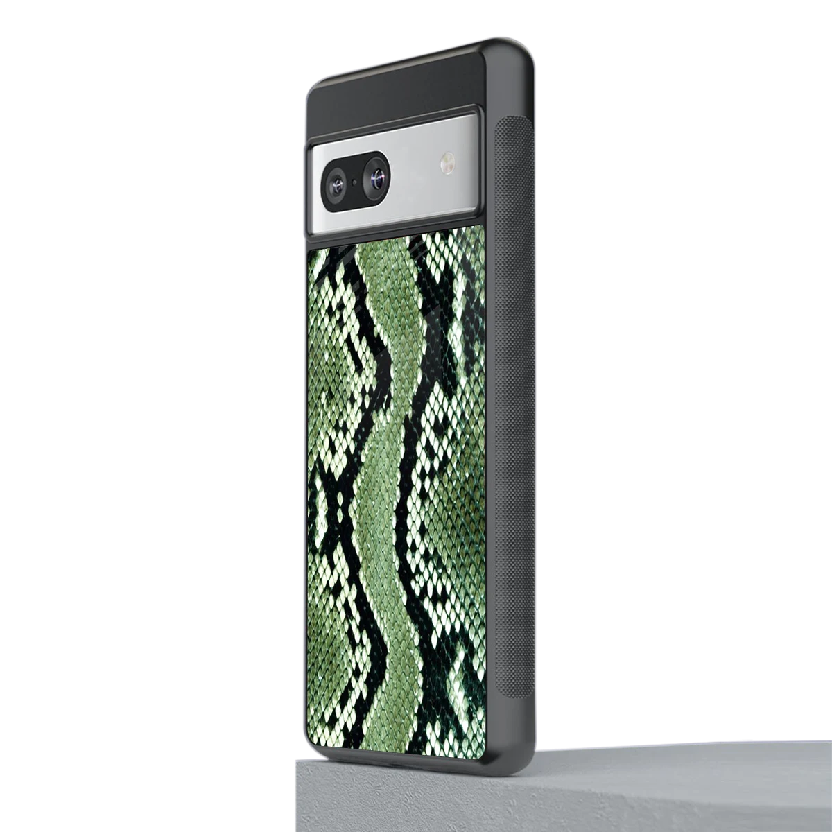 Venom Green stylish phone case for google pixel 7a | glossy glass and slim fit