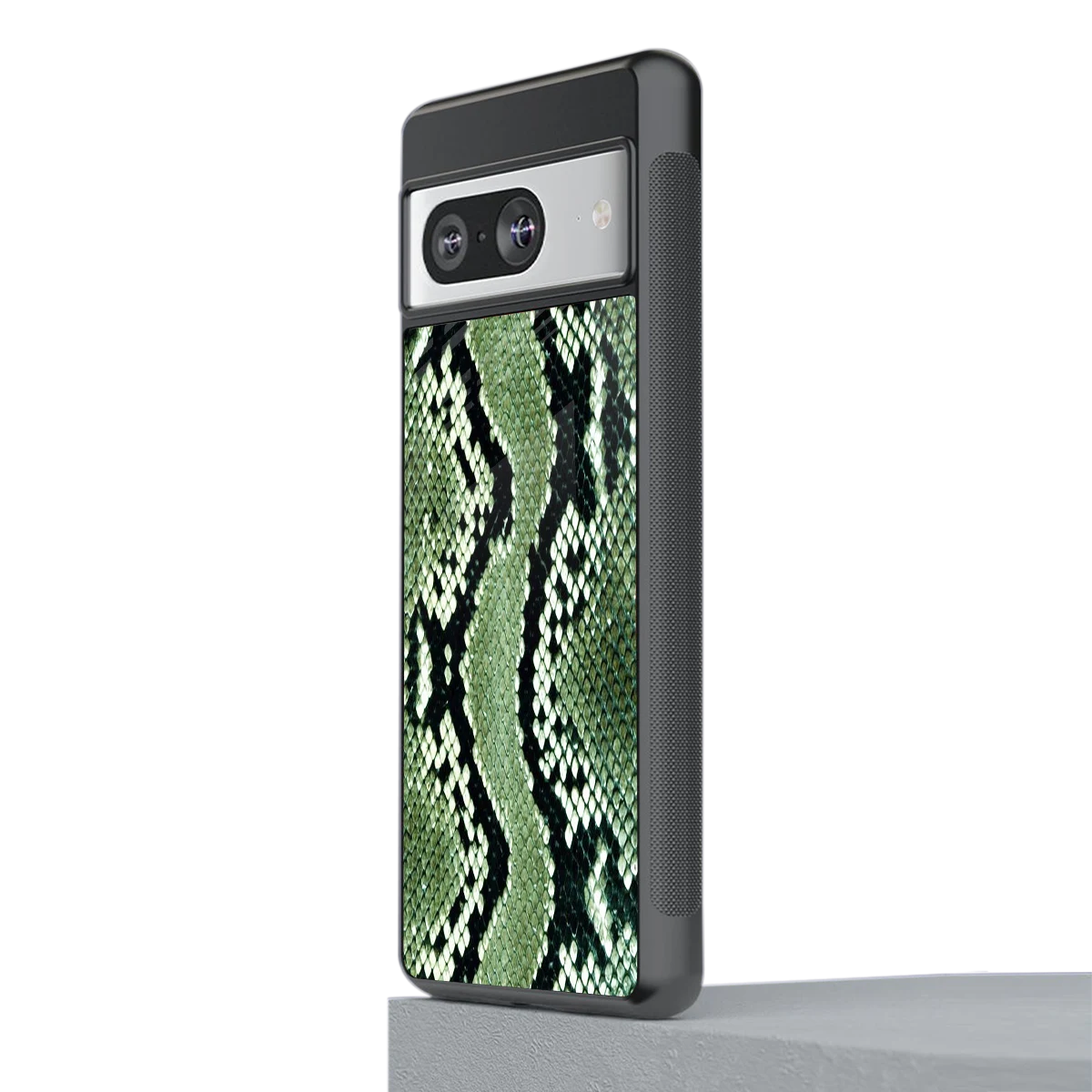 Venom Green stylish phone case for google pixel 8 | glossy glass and slim fit