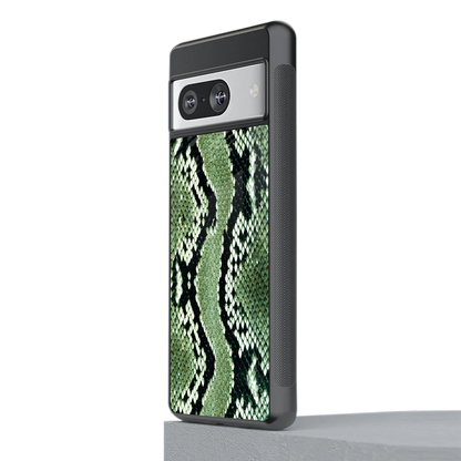 Venom Green stylish phone case for google pixel 8 | glossy glass and slim fit