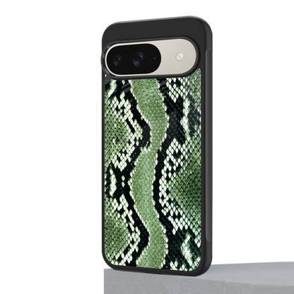 Venom Green google pixel 9 mobile cover | shockproof glass phone case