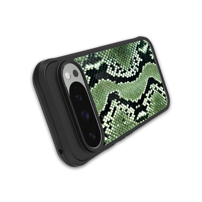 Venom Green stylish phone case for google pixel 9 pro | glossy glass and slim fit