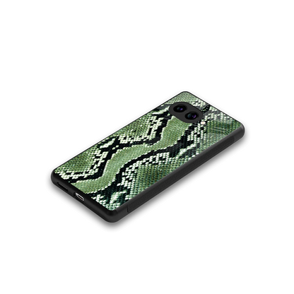 Venom Green stylish phone case for google pixel 10a | glossy glass and slim fit