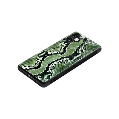 Venom Green stylish phone case for samsung galaxy a06 5g | glossy glass and slim fit