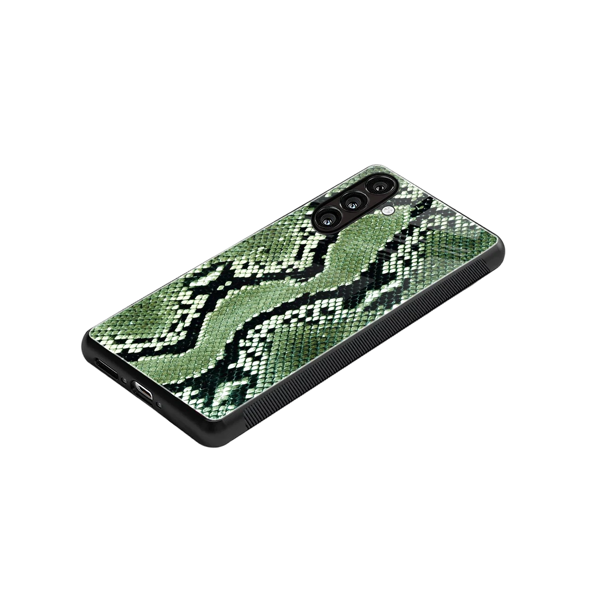 Venom Green stylish phone case for samsung galaxy a37 5g | glossy glass and slim fit