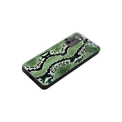 Venom Green stylish phone case for samsung galaxy s20 fe | glossy glass and slim fit