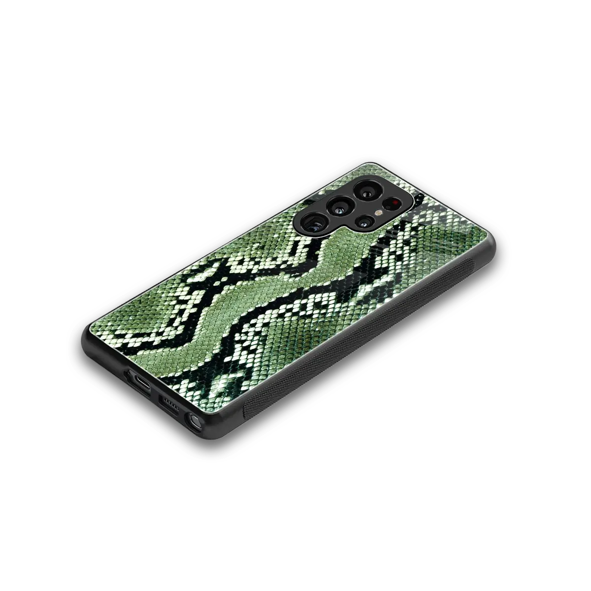 Venom Green stylish phone case for samsung galaxy s25 ultra | glossy glass and slim fit
