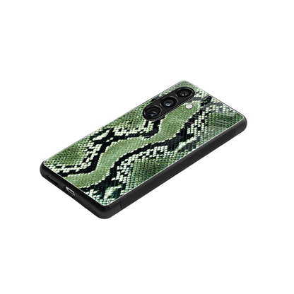 Venom Green stylish phone case for samsung galaxy s23 fe | glossy glass and slim fit