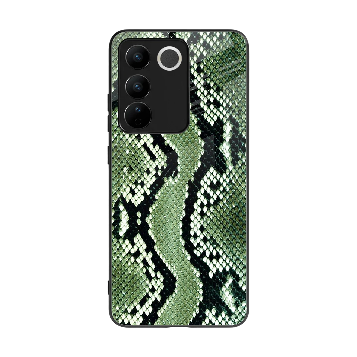 Venom Green back phone cover | glass case for vivo v27 5g