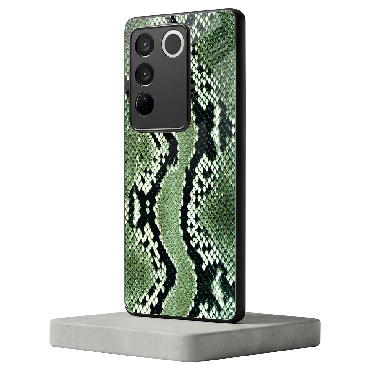 Venom Green vivo v27 5g mobile cover | shockproof glass phone case