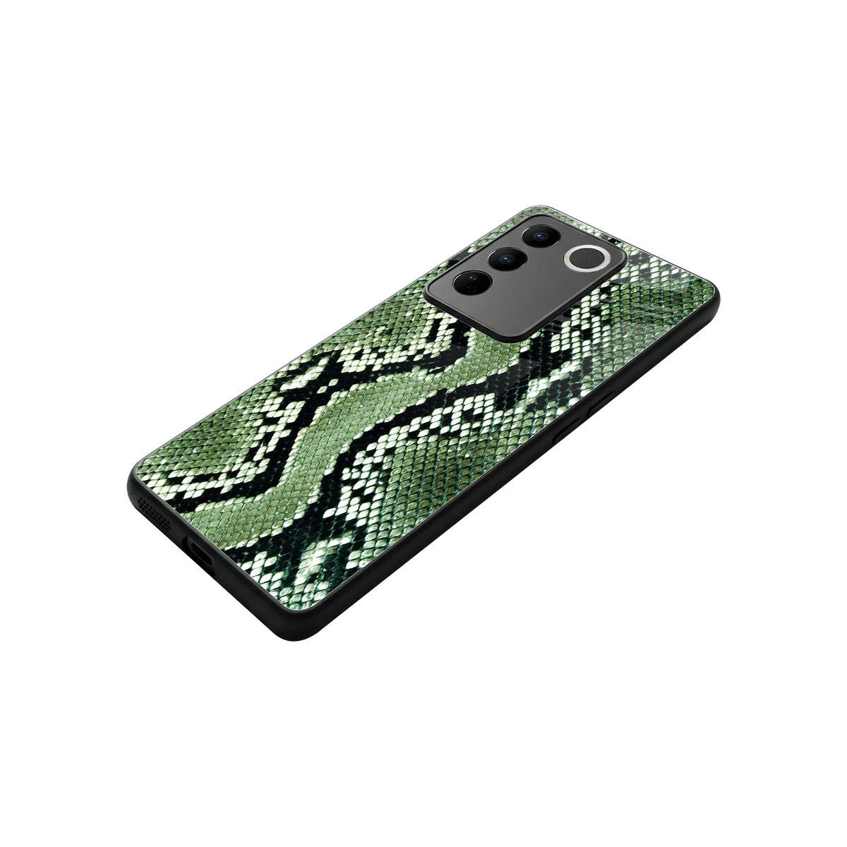 Venom Green stylish phone case for vivo v27 5g | glossy glass and slim fit