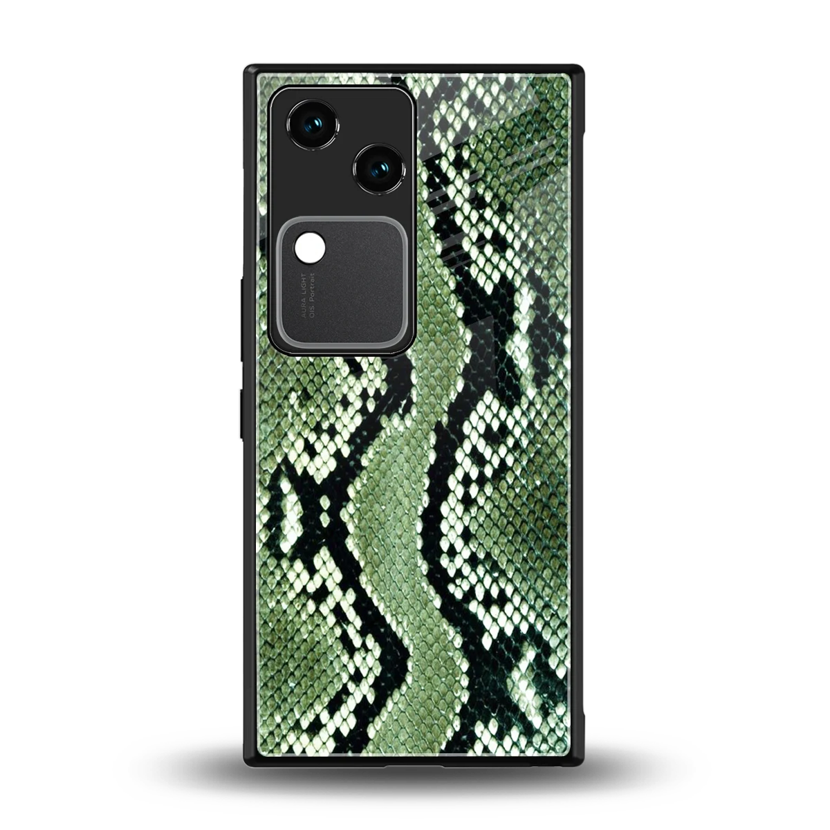 Venom Green back phone cover | glass case for vivo v30