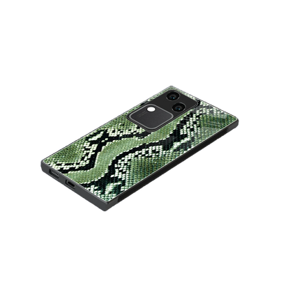 Venom Green stylish phone case for vivo v30 | glossy glass and slim fit