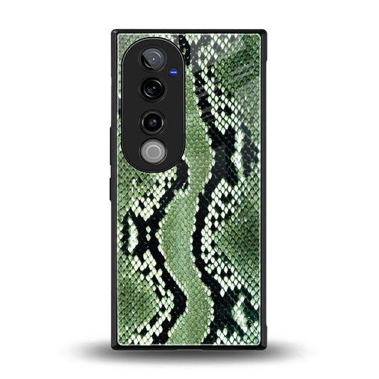 Venom Green back phone cover | glass case for vivo v40 pro
