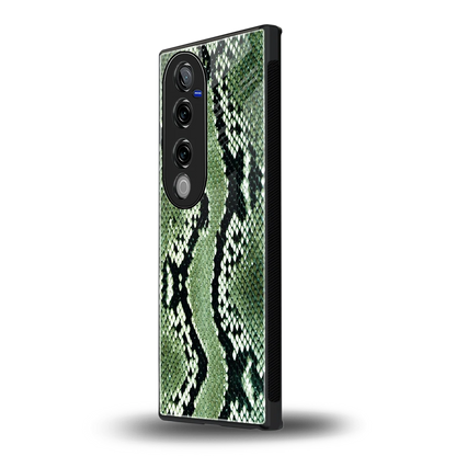 Venom Green vivo v40 pro mobile cover | shockproof glass phone case