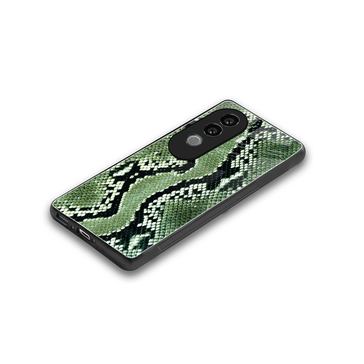 Venom Green stylish phone case for vivo v40e | glossy glass and slim fit