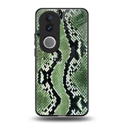 Venom Green back phone cover | glass case for vivo v50