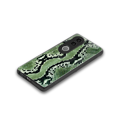 Venom Green stylish phone case for vivo v50 | glossy glass and slim fit