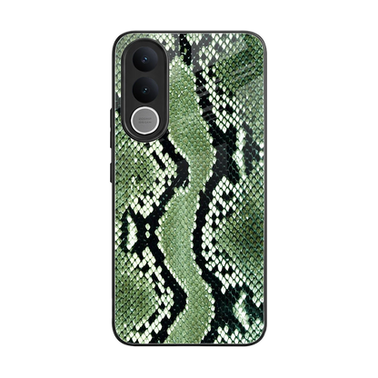 Venom Green back phone cover | glass case for vivo v70 fe