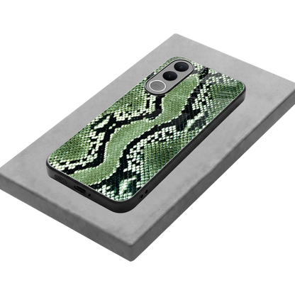 Venom Green stylish phone case for vivo v70 fe | glossy glass and slim fit