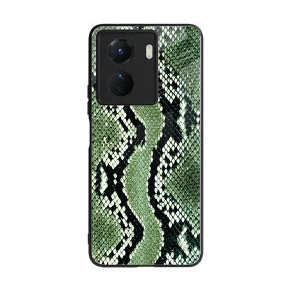 Venom Green back phone cover | glass case for vivo y16