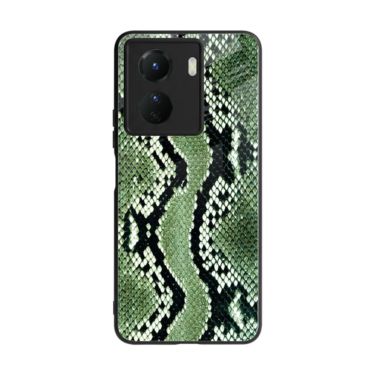 Venom Green back phone cover | glass case for vivo y16